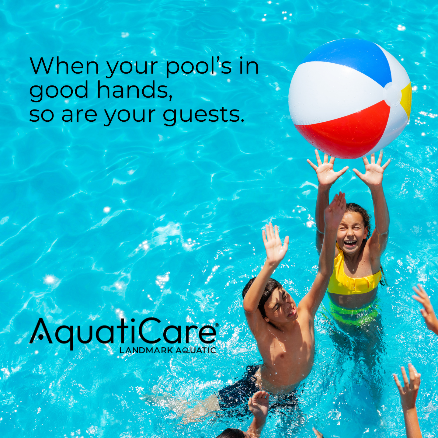 Landmark Aquatic Pool Service ad creative