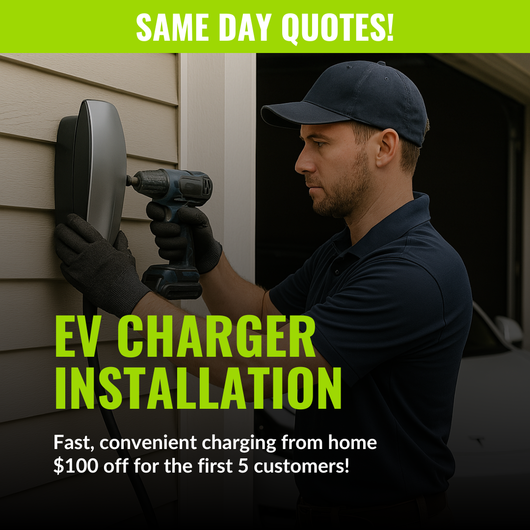 Get $100 Off Your Home EV Charger – Book Today