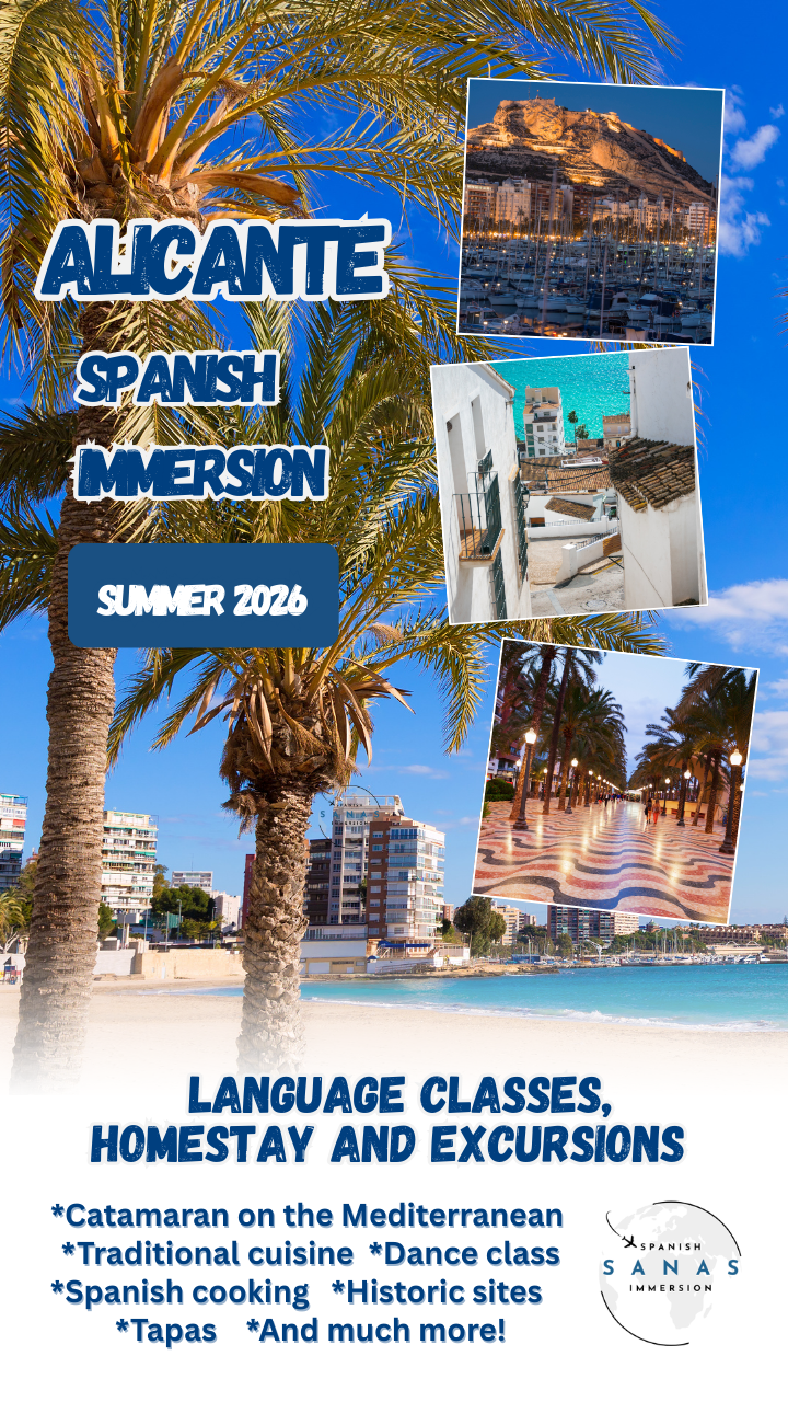 SANAS Spanish Immersion Language School ad creative