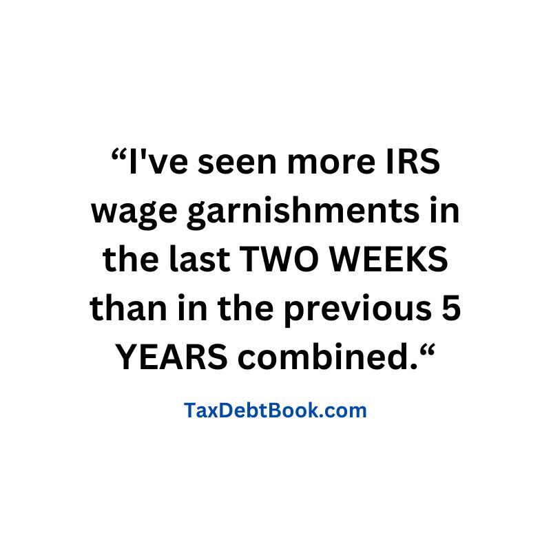 🚨 IRS Garnishments Are Exploding 🚨