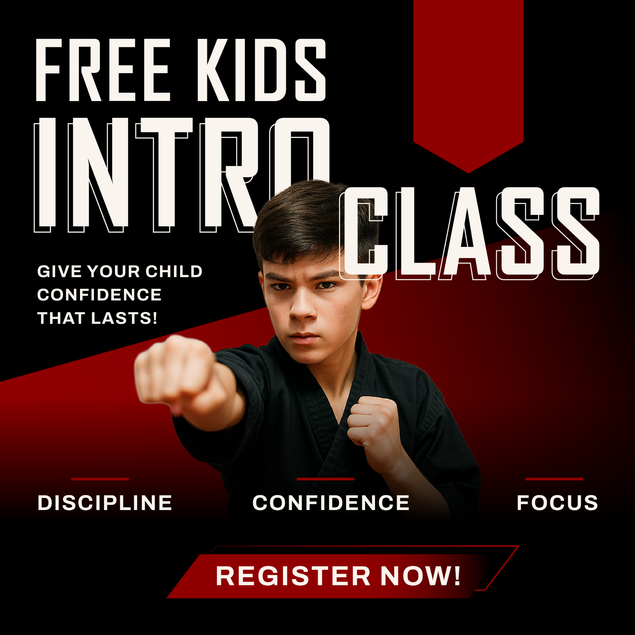 Karate USA Martial Arts ad creative