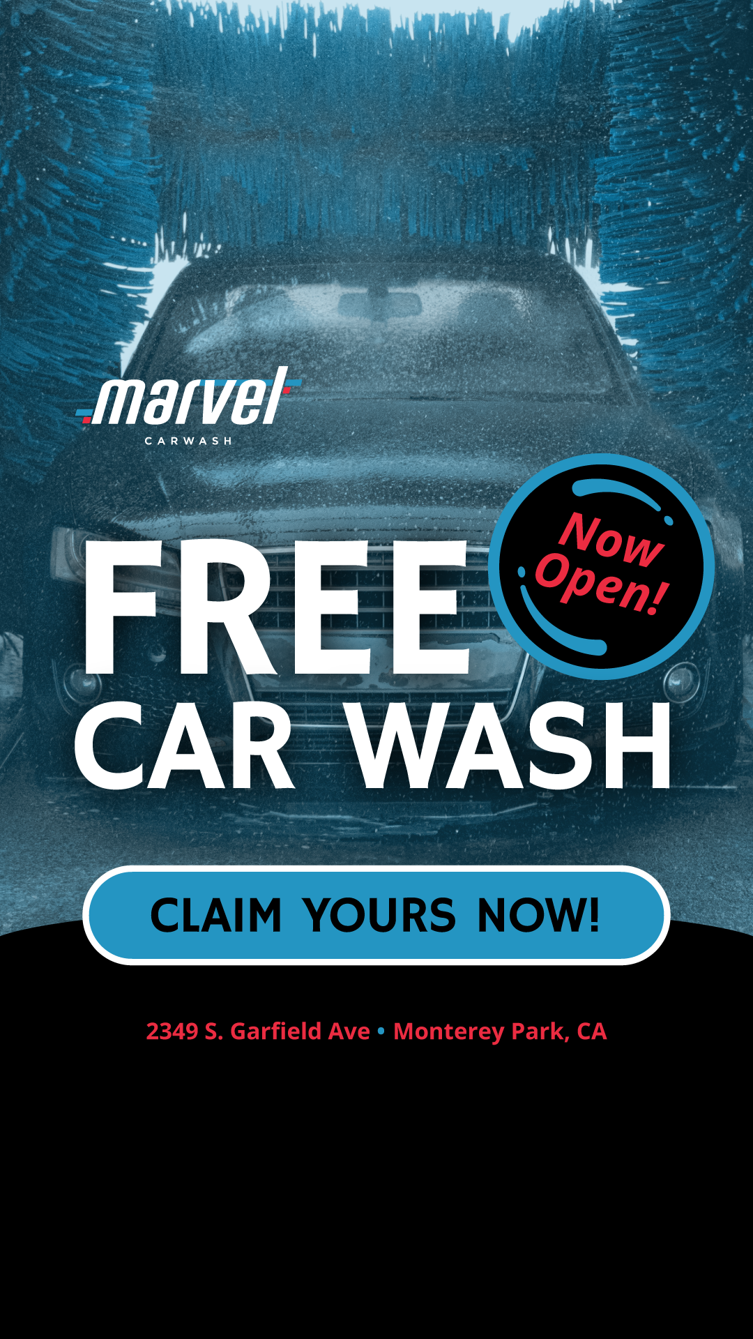 Marvel Carwash MP Car Wash ad creative
