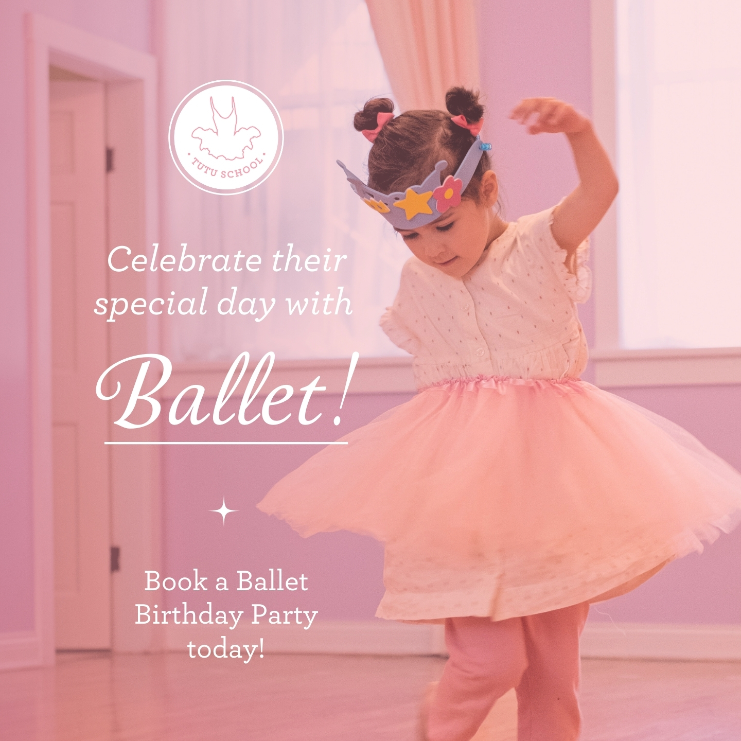 Tutu School Dumbo Dance Studio ad creative