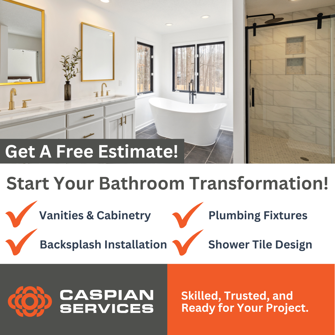 Caspian Services Kitchen & Bath Remodeling ad creative