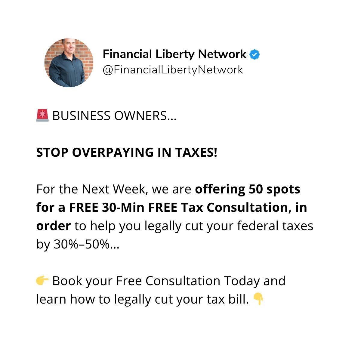 👉 Book Your FREE 30-Min Tax Planning Consultation Today