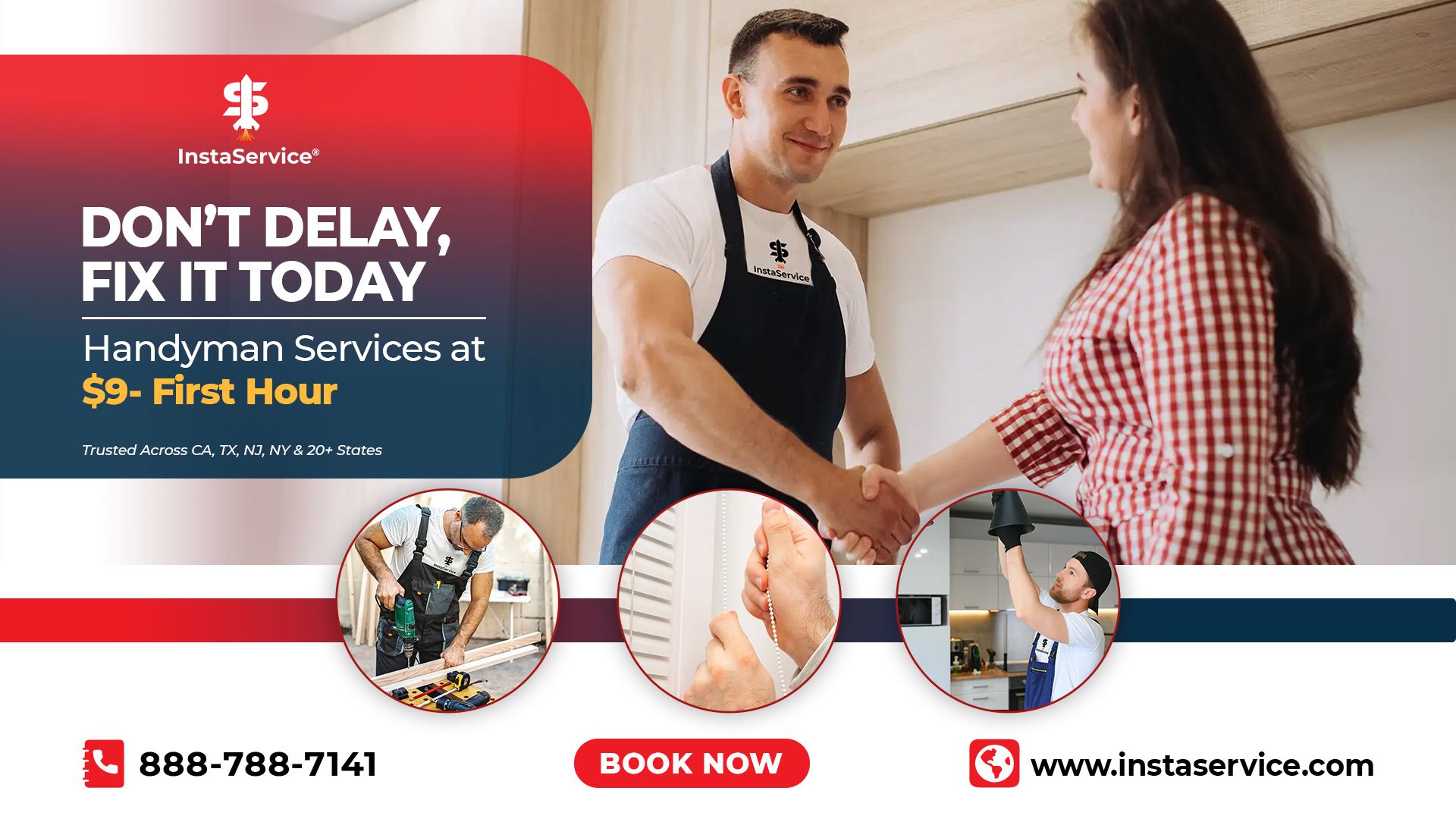 $9 Handyman First Hour