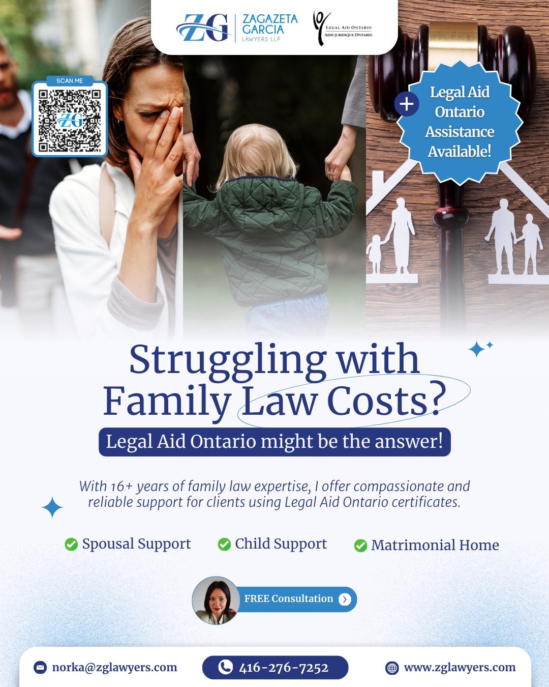 ZAGAZETA GARCIA LLP Family Law ad creative