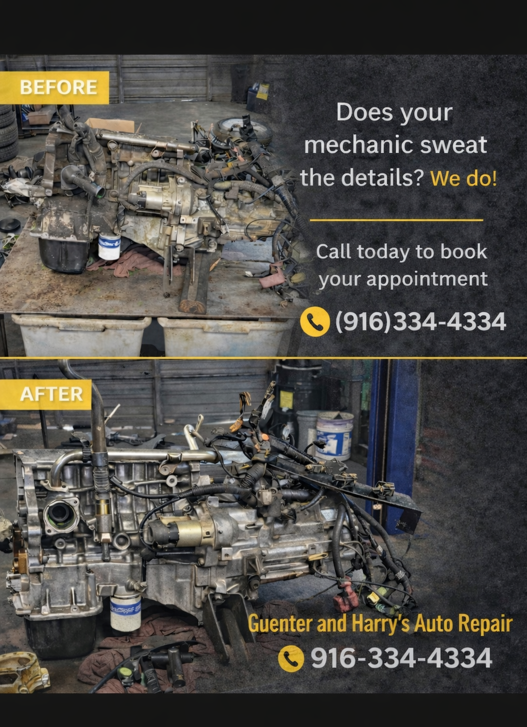 Guenter and Harry's Auto Repair Auto Repair ad creative