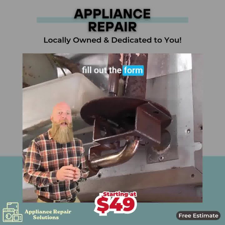 Appliance Repairs: Starting at $49
