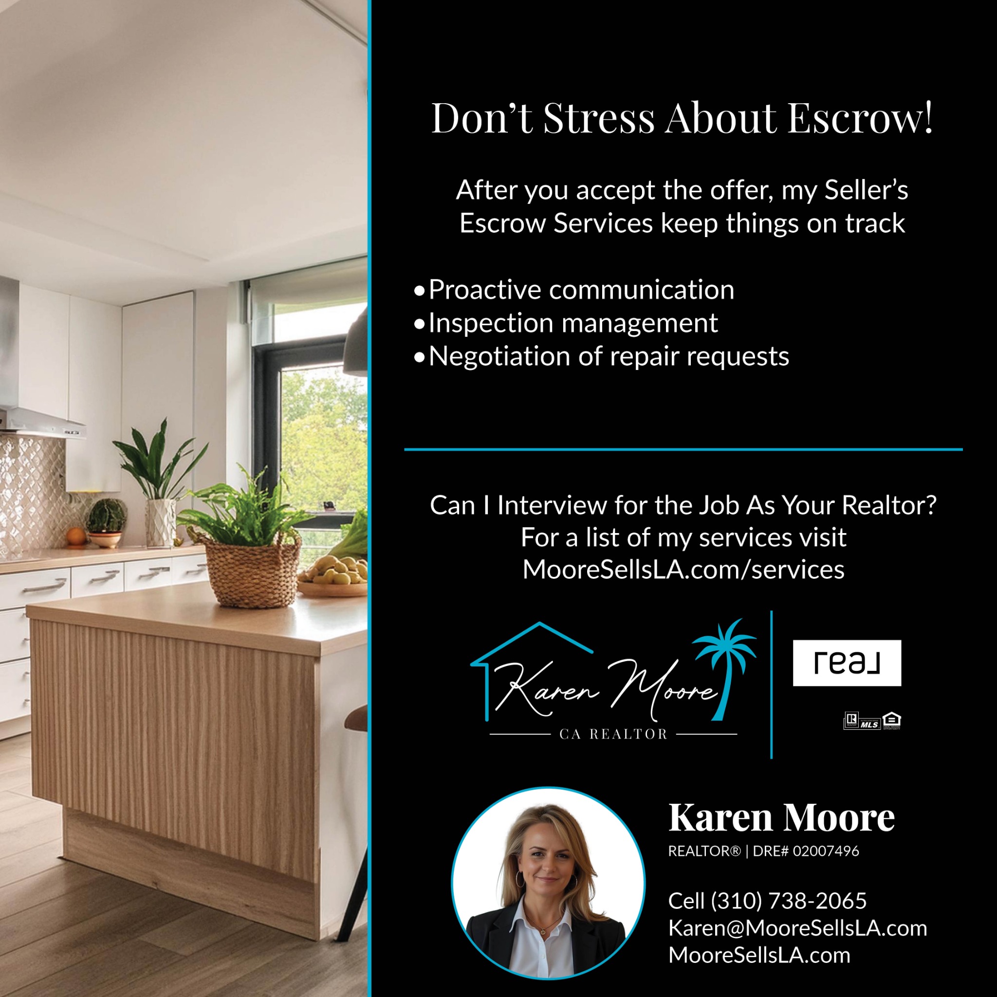 Message or Call (310) 738-2065