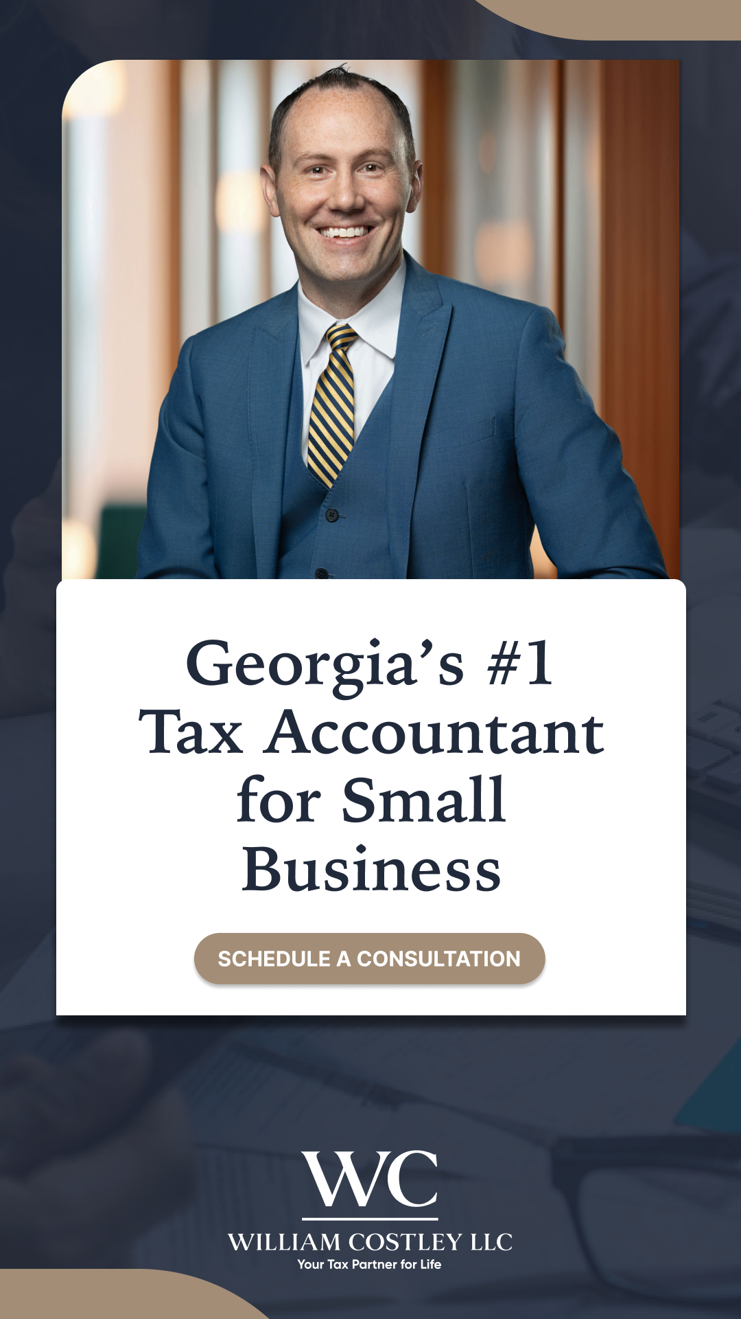 William Costley LLC Accountant ad creative