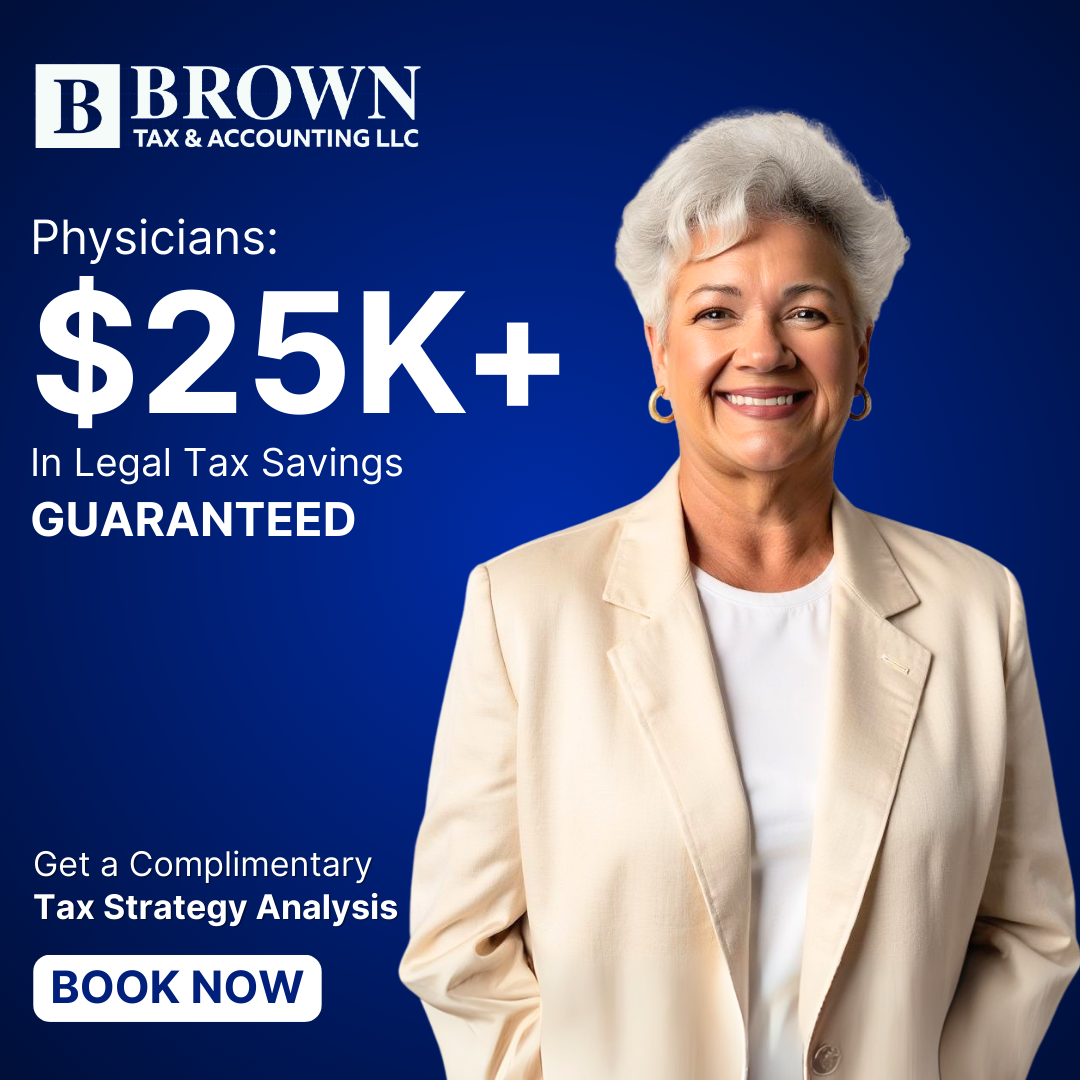 Carla Brown, EA - Accounting & Tax Solutions for Physicians Accountant ad creative