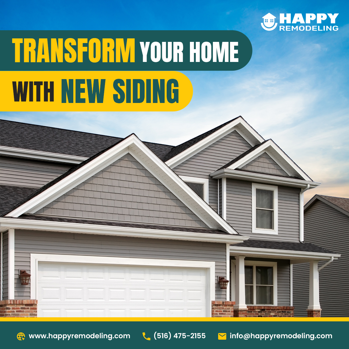 HAPPY Remodeling Siding & Exterior ad creative