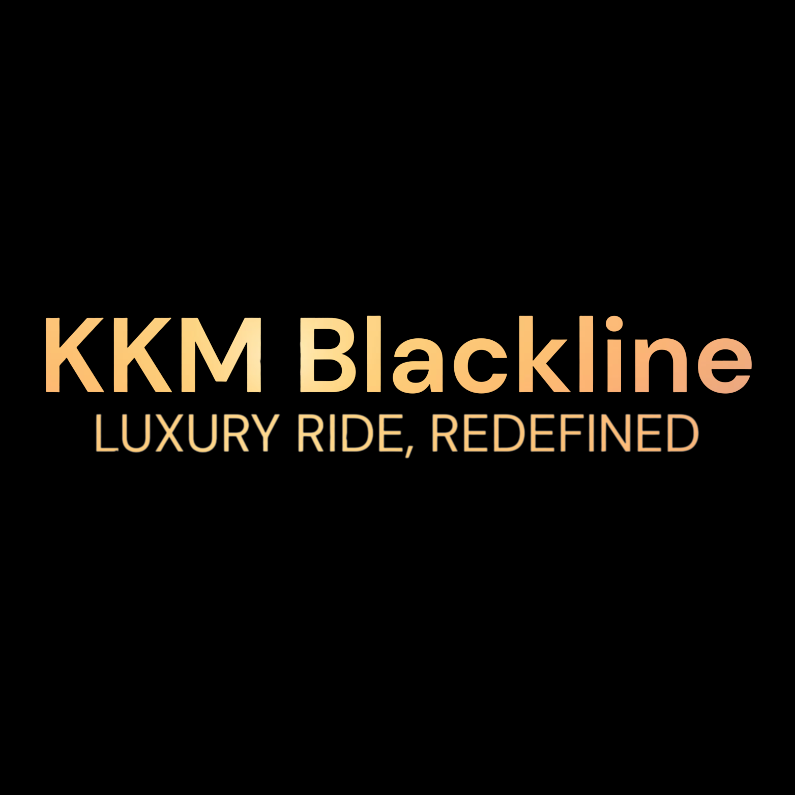 KKM Blackline LLC Limo Service ad creative