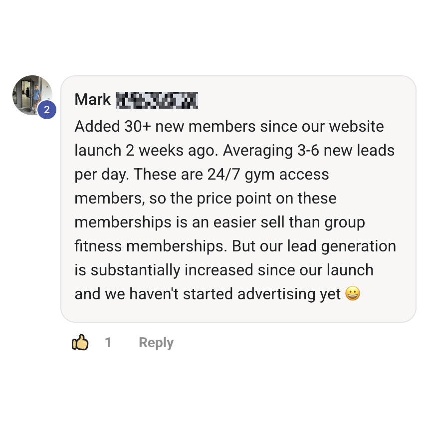 Big Little Gyms Digital Marketing Agency ad creative