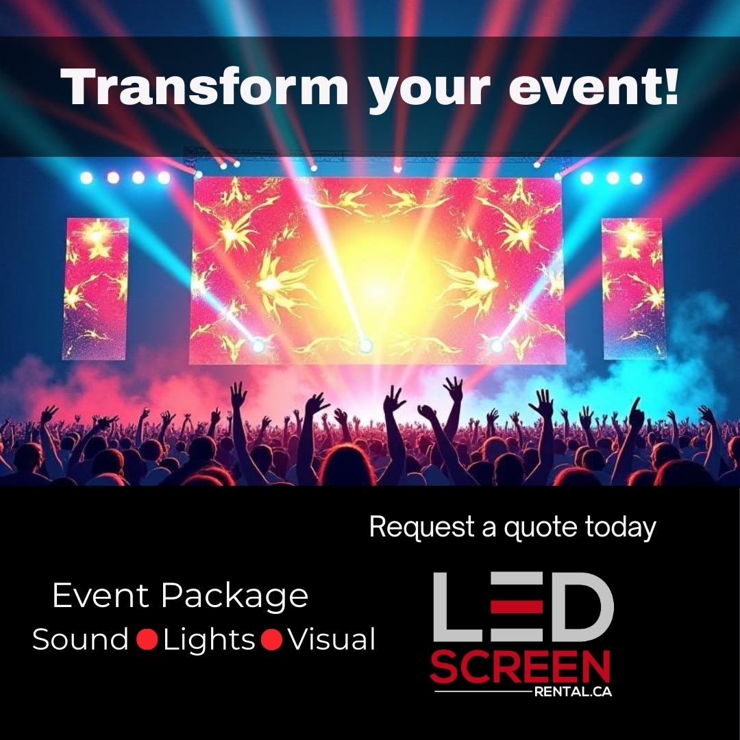 LED Screen Rental.ca Party Rental ad creative