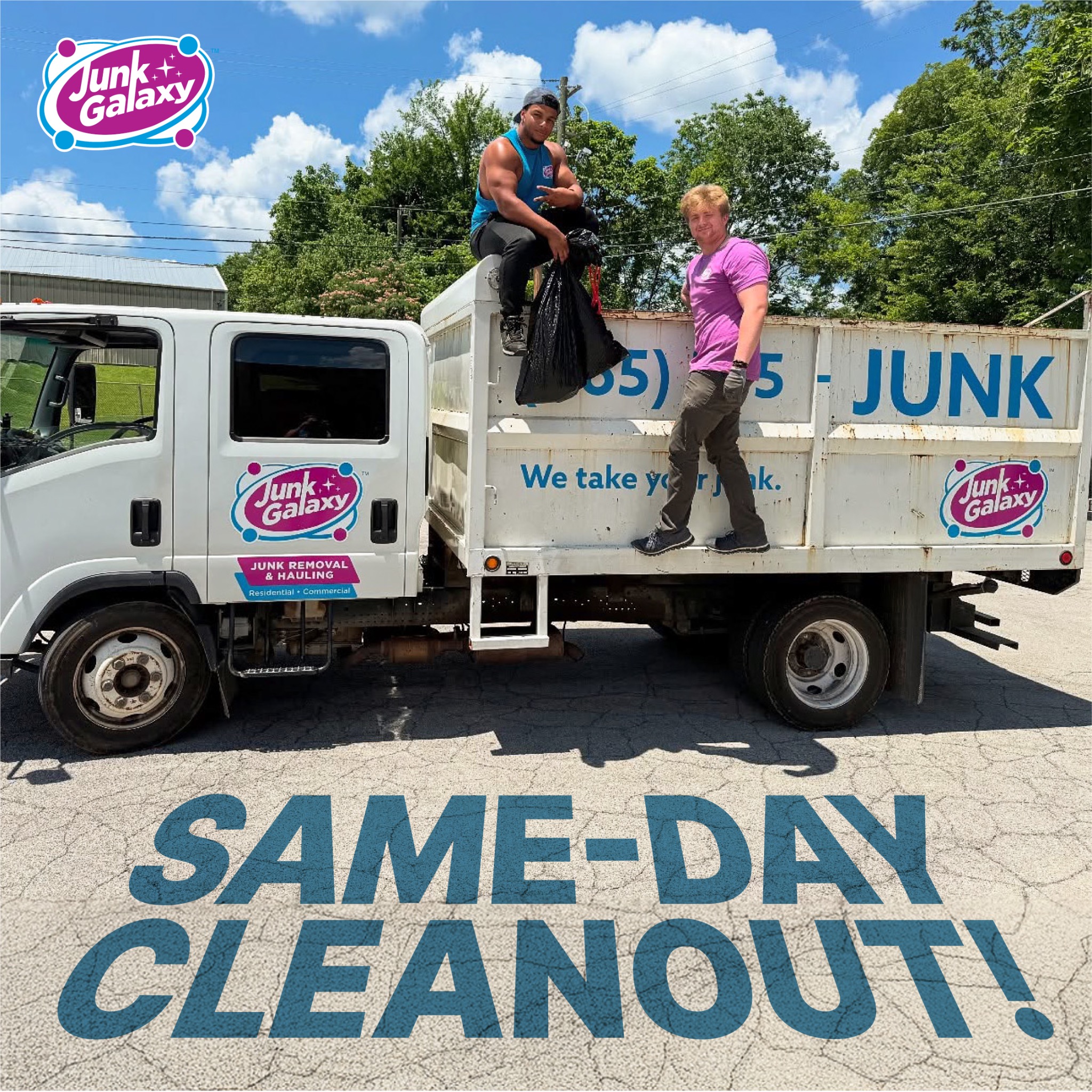 Same-Day Junk Removal!