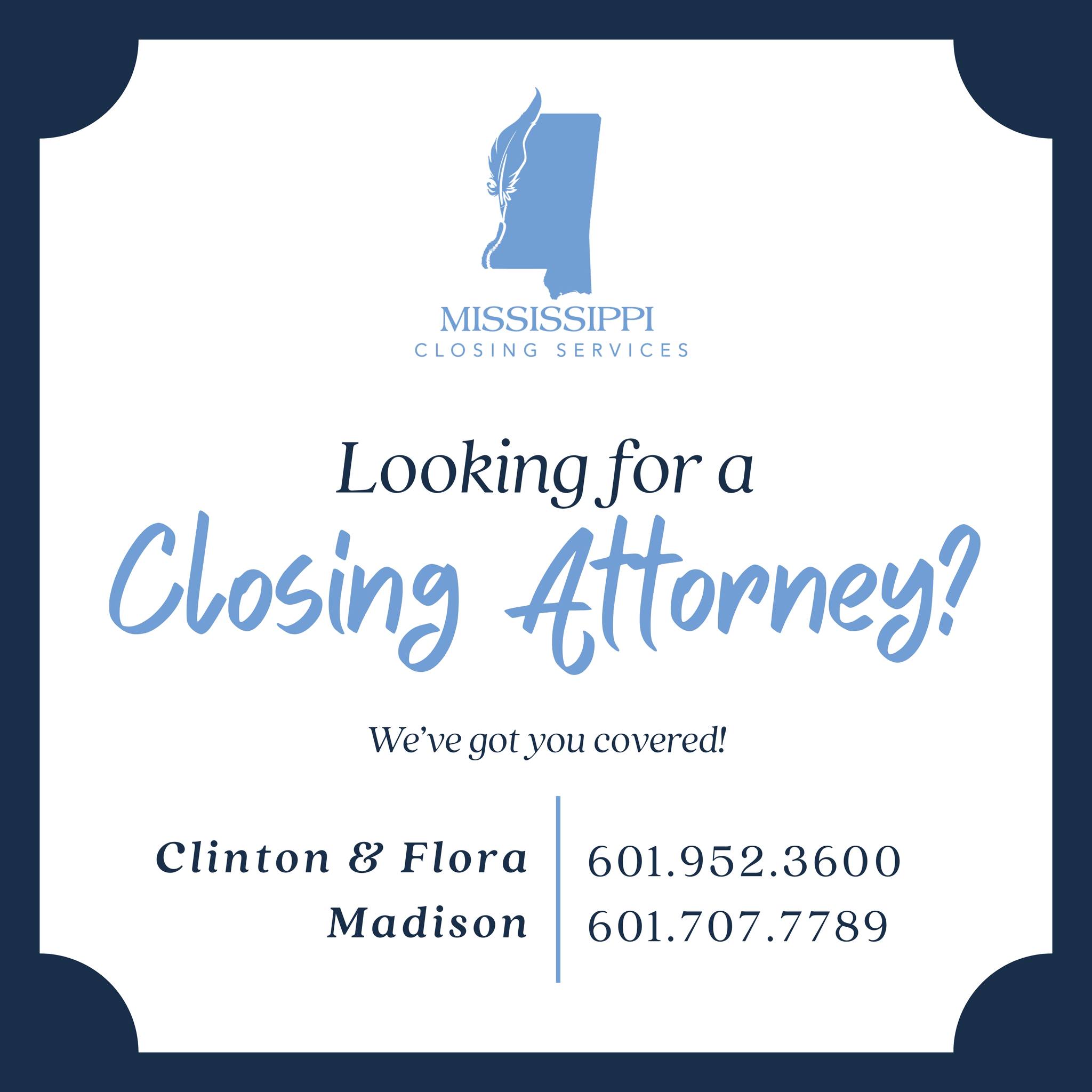 Mississippi Closing Services