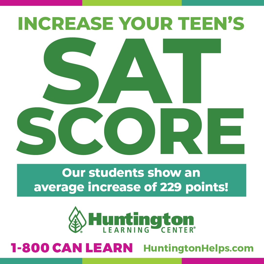 Huntington Learning Center Test Prep & Tutoring ad creative