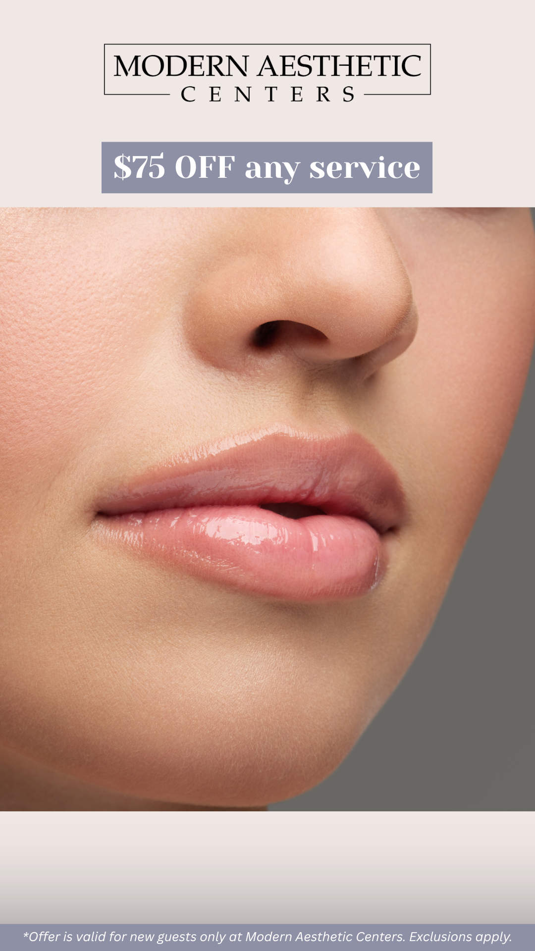 Modern Aesthetic Centers Med Spa ad creative