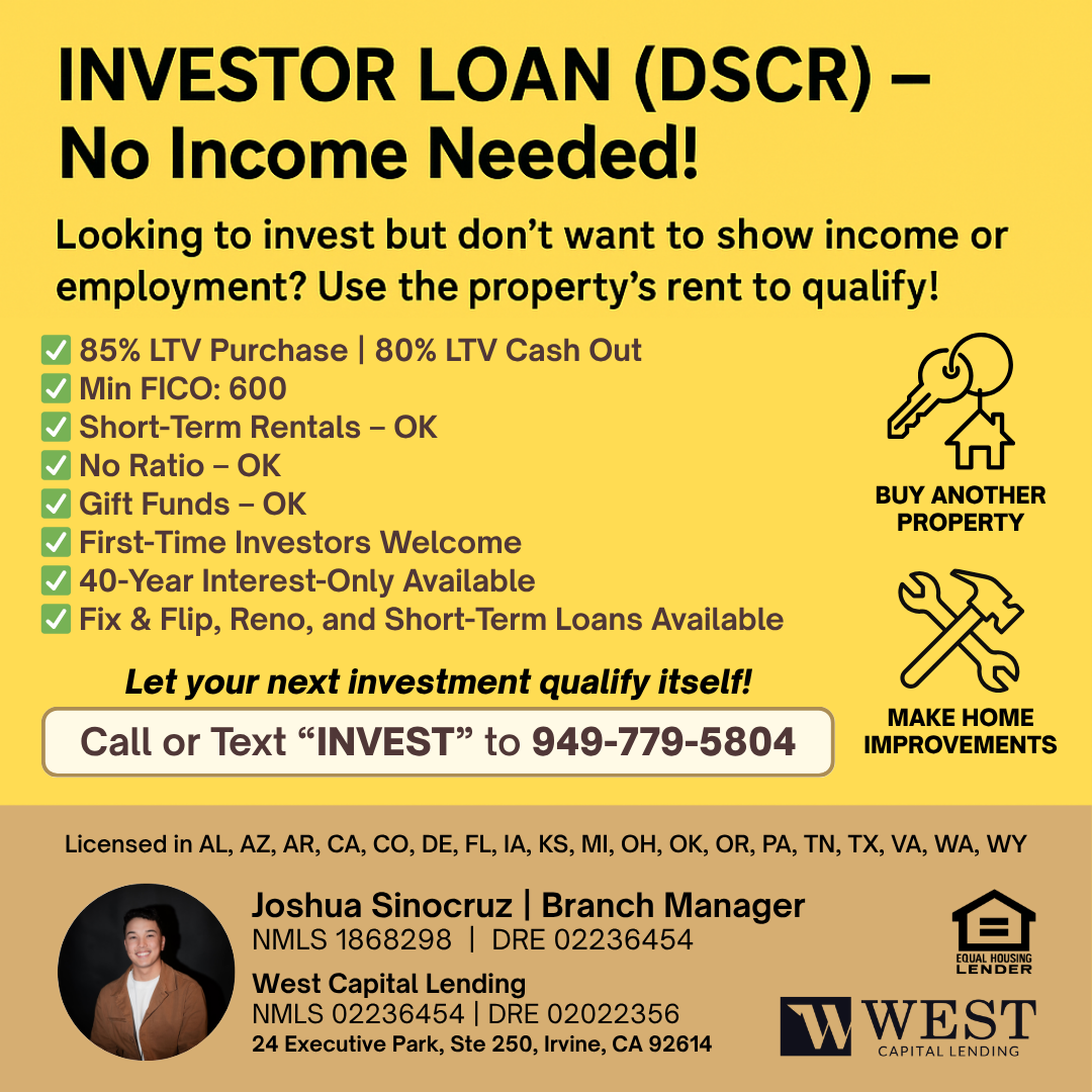 Let Your Property Qualify — Not Your Paycheck