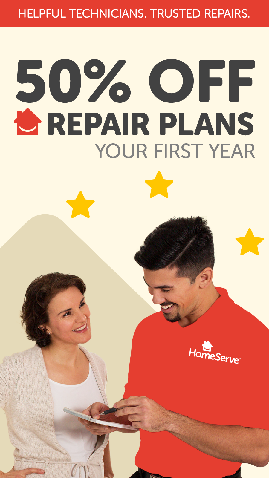 HomeServe USA Pest Control ad creative