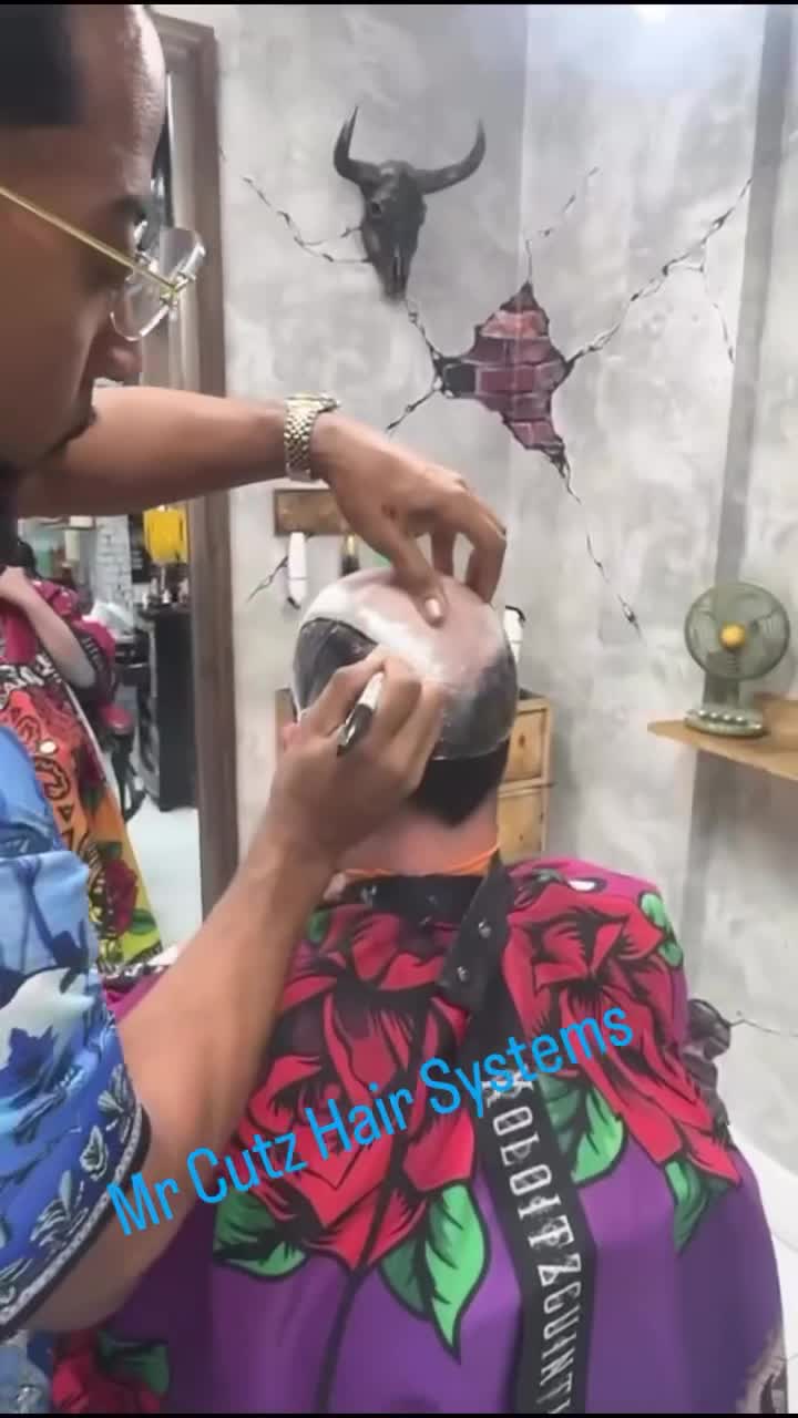 Mr Cutz Hair Systems Barber Shop ad creative