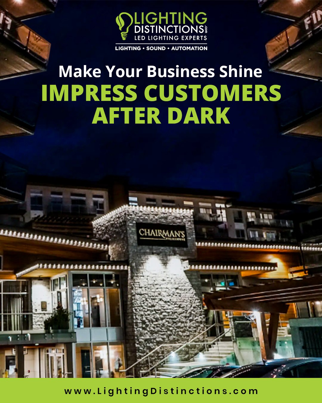 Lighting Distinctions Electrician ad creative