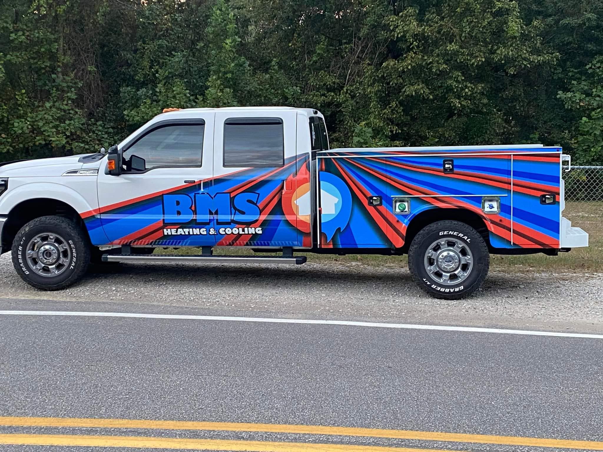 BMS Heating and Cooling HVAC ad creative