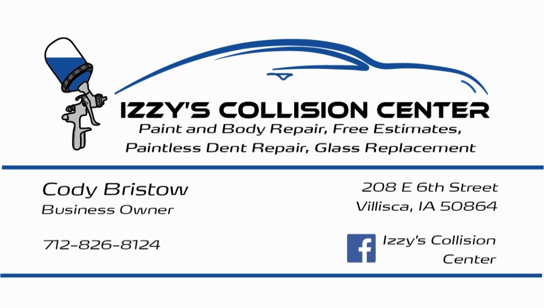 Izzy's Collision Center Auto Body Shop ad creative