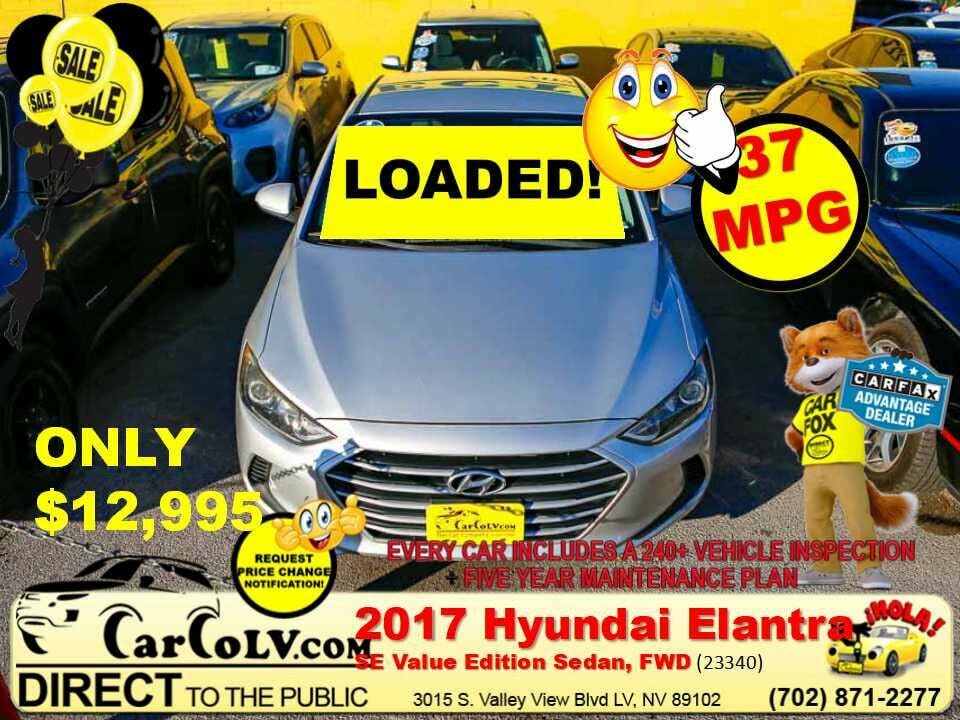 17 Hyundai Elantra $12,995