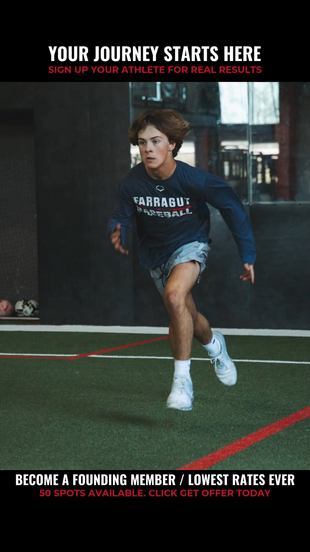 D1 Training Newtown Gym ad creative