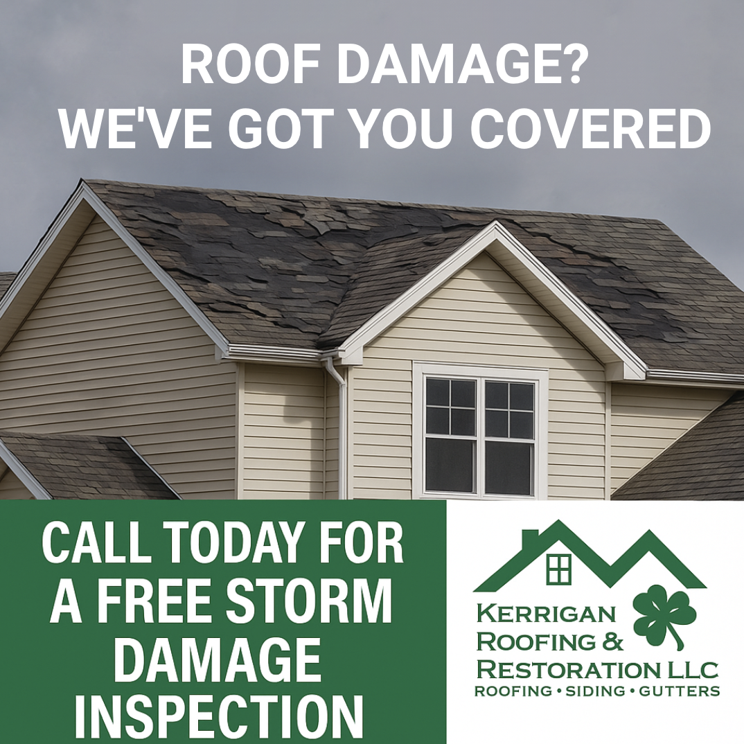 Kerrigan Roofing & Restoration LLC Roofing ad creative