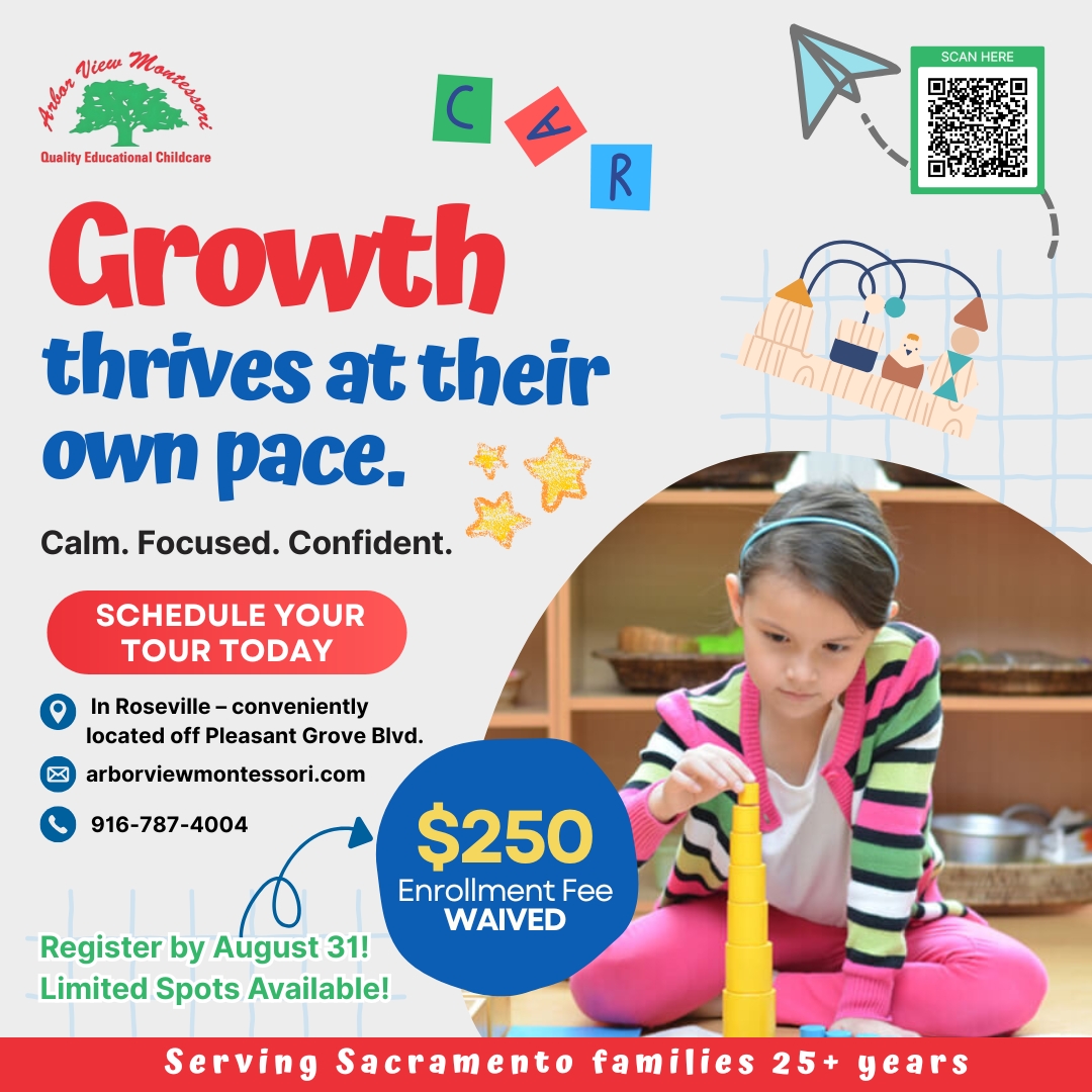 Arbor View Montessori School Preschool ad creative