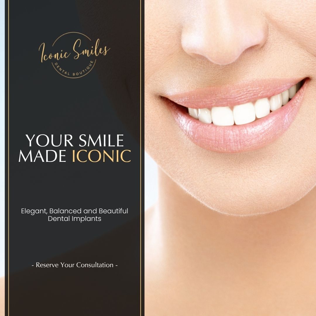 Iconic Smiles Cosmetic Dentist ad creative