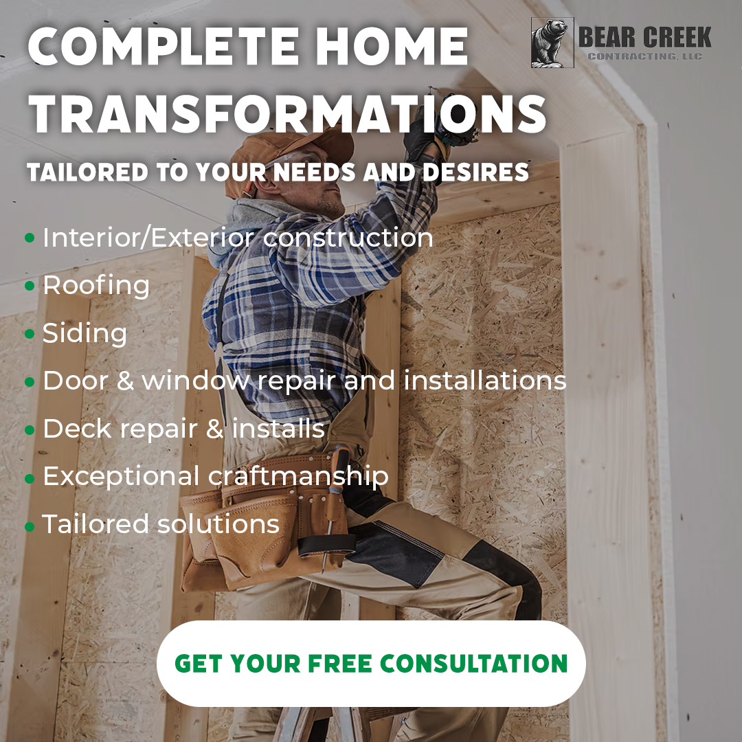 Bear Creek Contracting LLC General Contractor ad creative