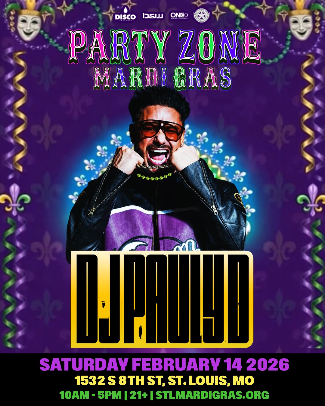 Soulard Mardi Gras Event Venue ad creative