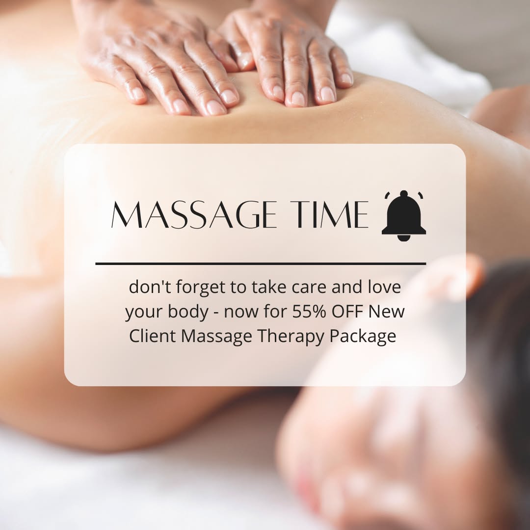 Blondie's Salon & Spa Massage Therapy ad creative