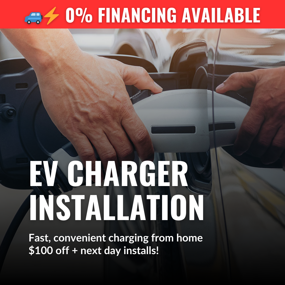 Next-Day EV Charger Installs – Save $100 Now