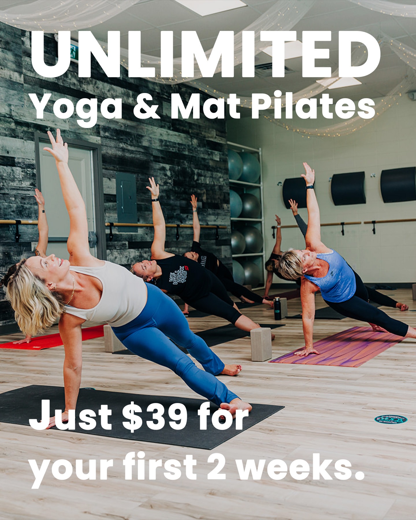 Lost 'n Found Yoga Yoga Studio ad creative