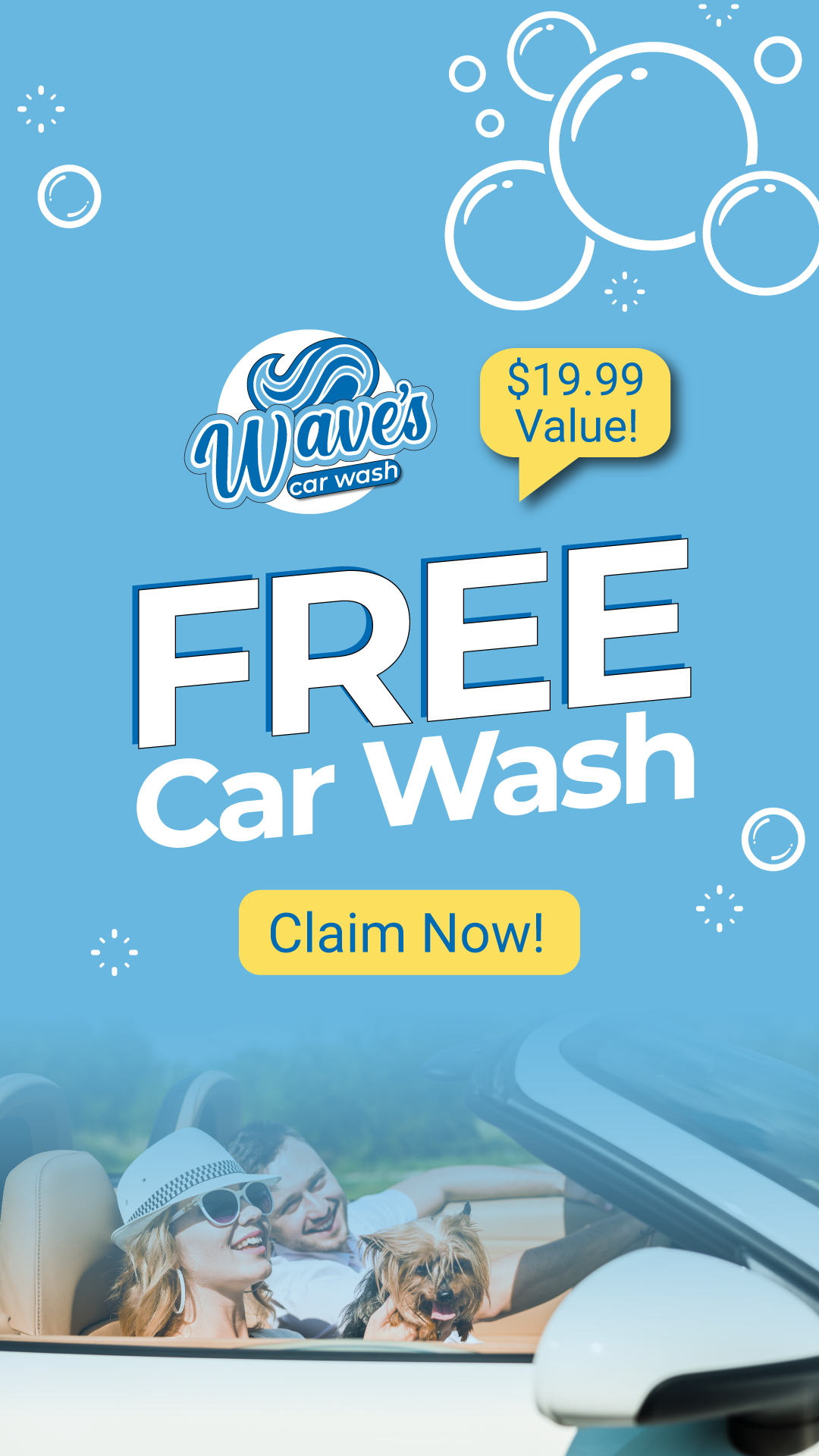 FREE $19.99 WASH