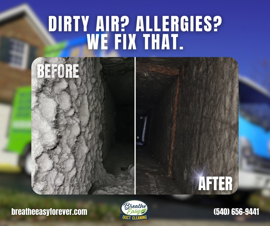 Breathe Easy Duct Cleaning HVAC ad creative