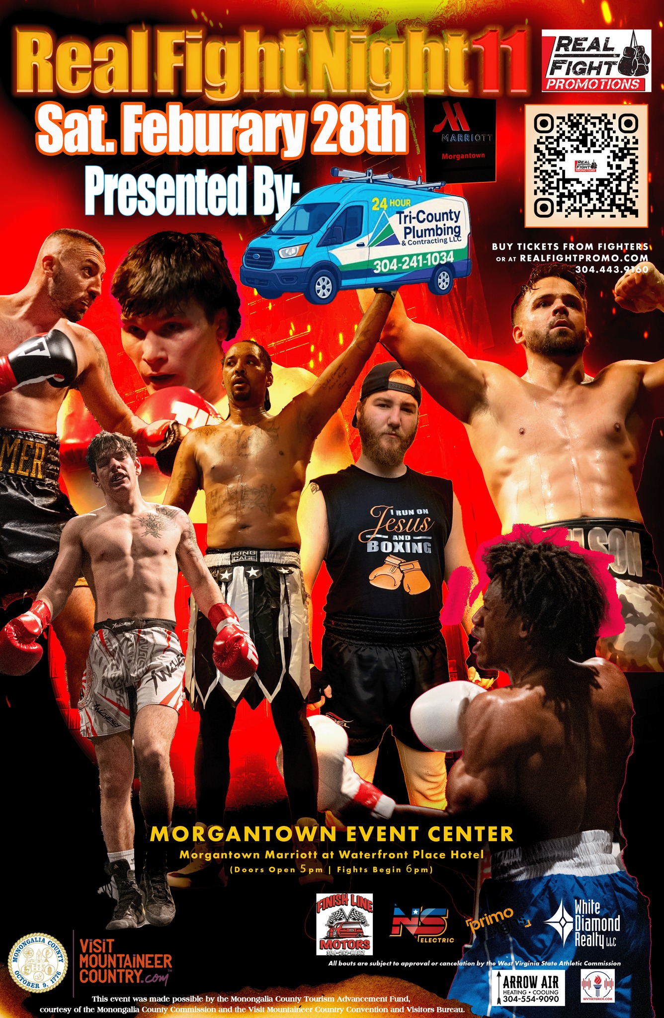 Real Fight Promotion Martial Arts ad creative