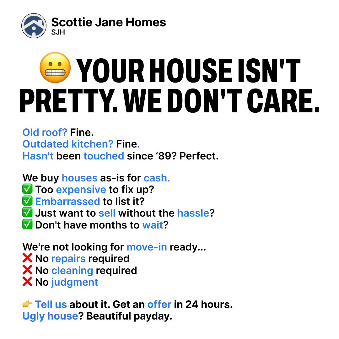 Get a cash offer on your house in any condition.