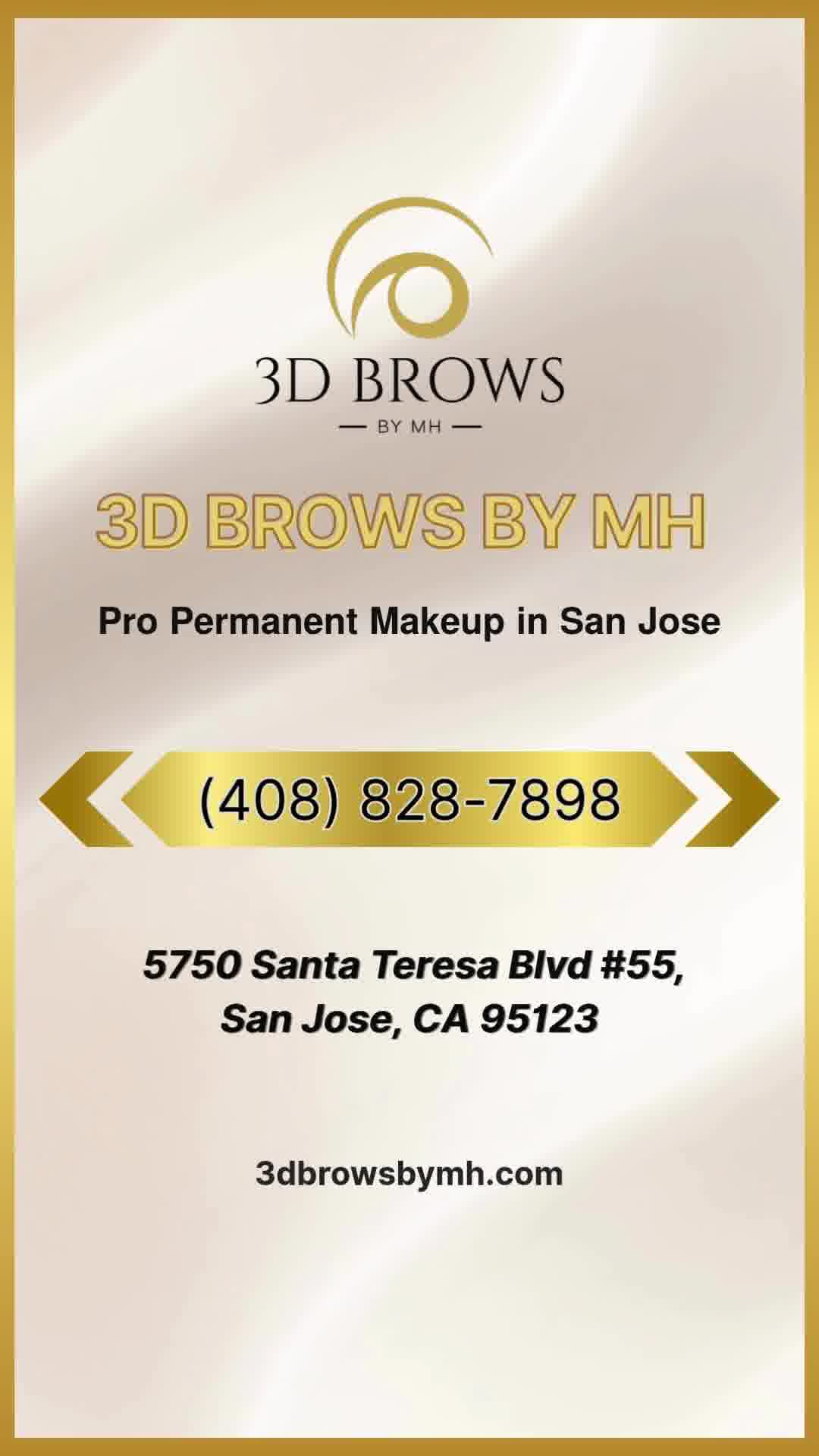 3D BROWS BY MH Eyelash & Brow Studio ad creative