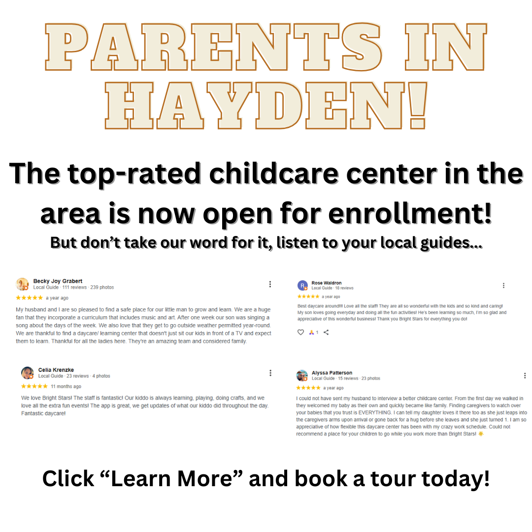 Bright Stars Children’s Center Preschool ad creative