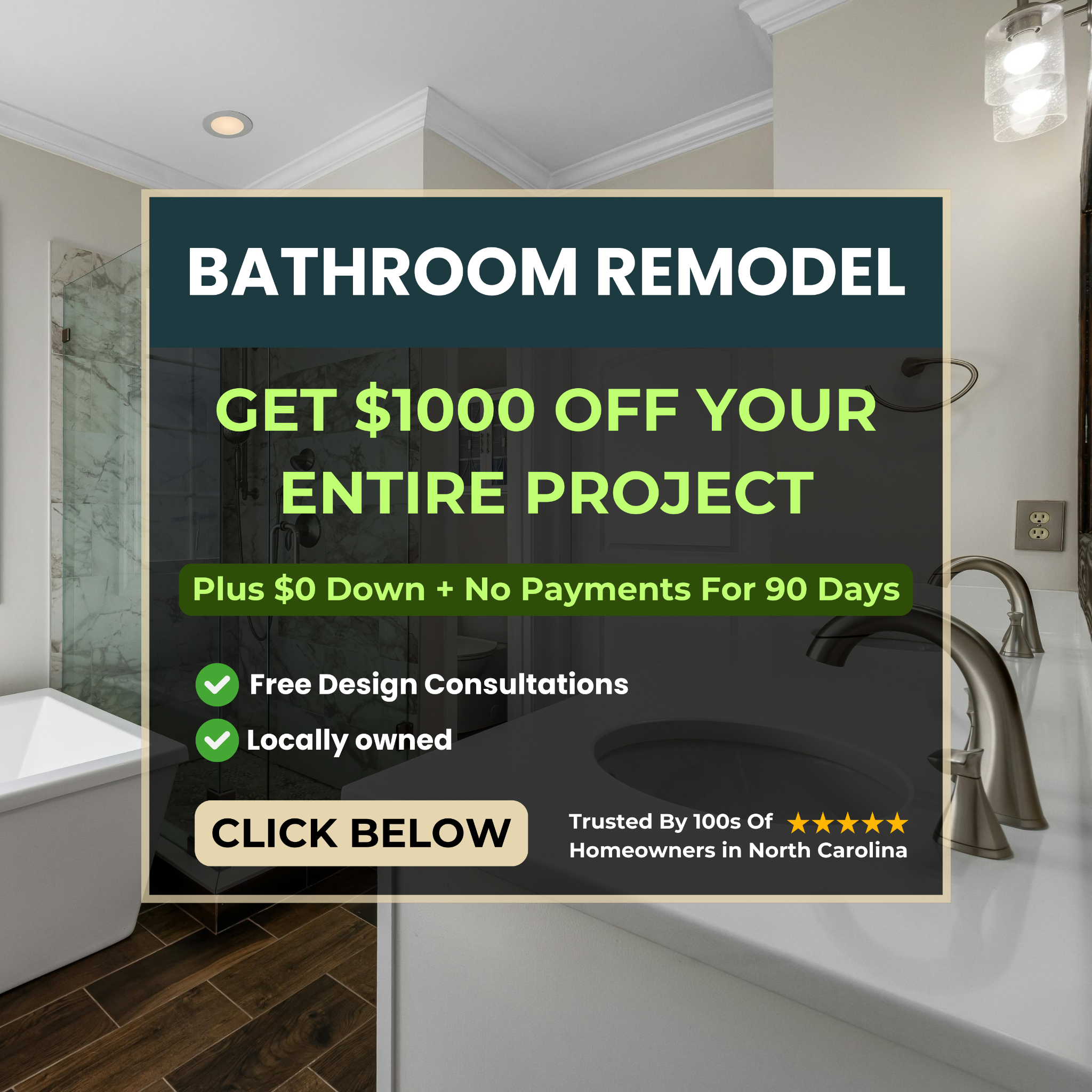 The Bath Shop Kitchen & Bath Remodeling ad creative
