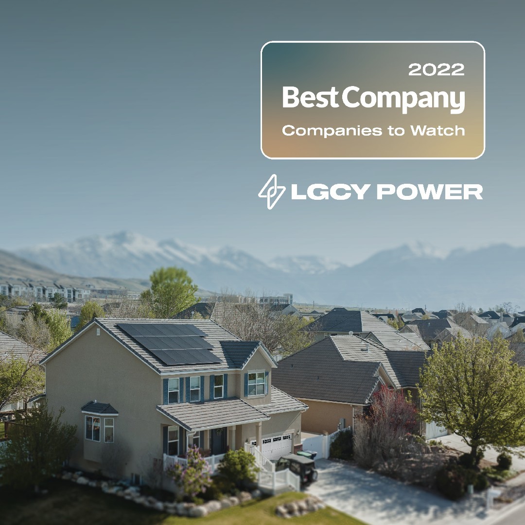 LGCY Power Solar ad creative