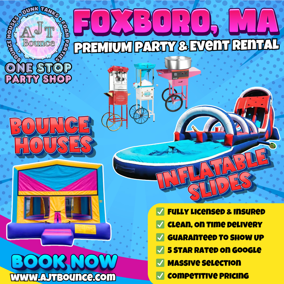 🎉 "Jump into Fun: Premium Party Rentals in Foxboro, MA!"