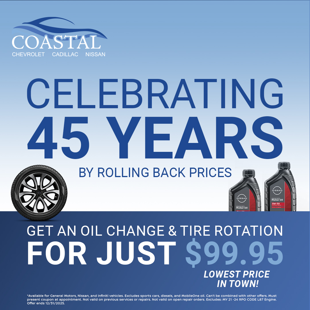 Coastal Nissan Auto Repair ad creative